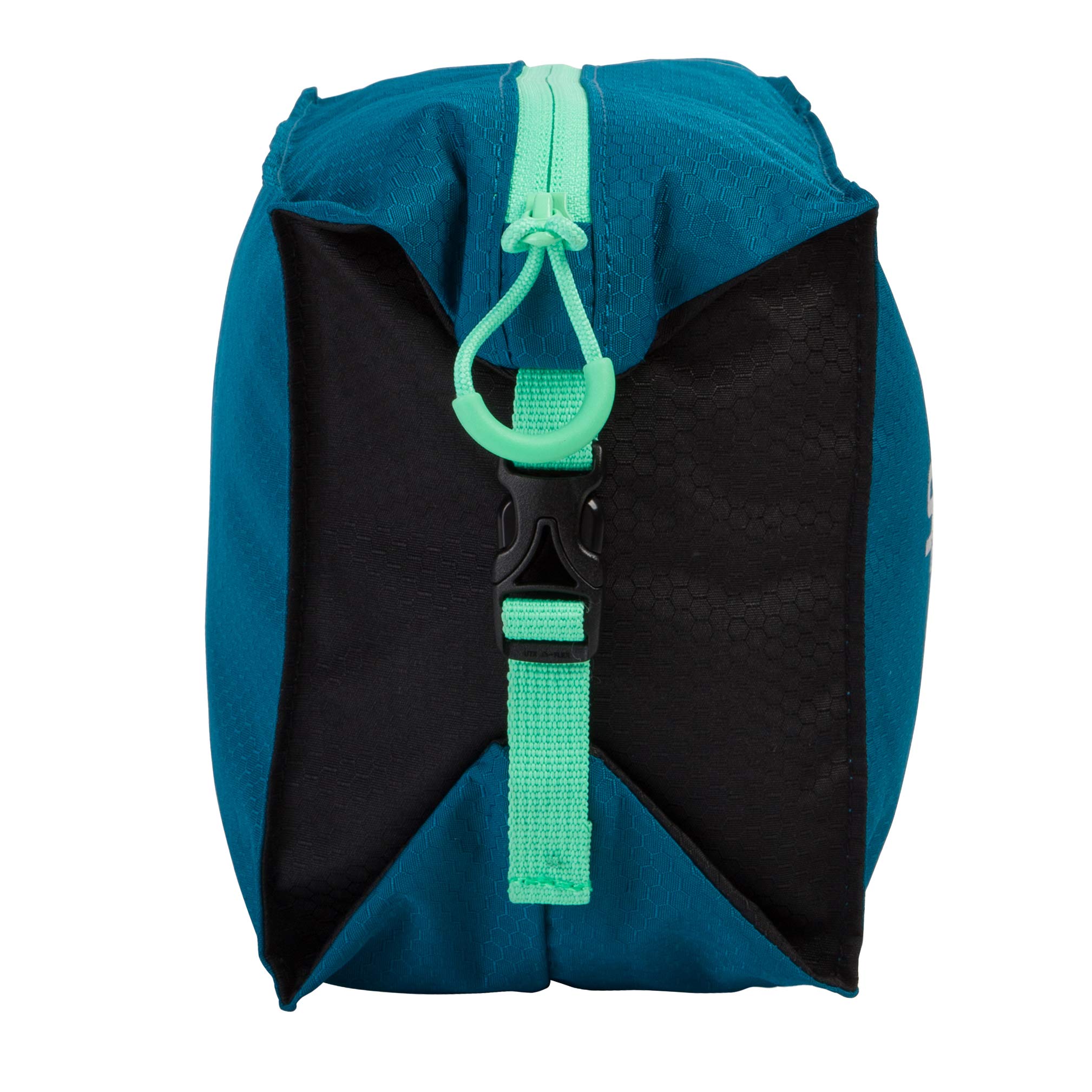 Speedo Unisex Pool Side Bag | Poolside | Gym, Nordic Teal/Black/Green Glow, One Size