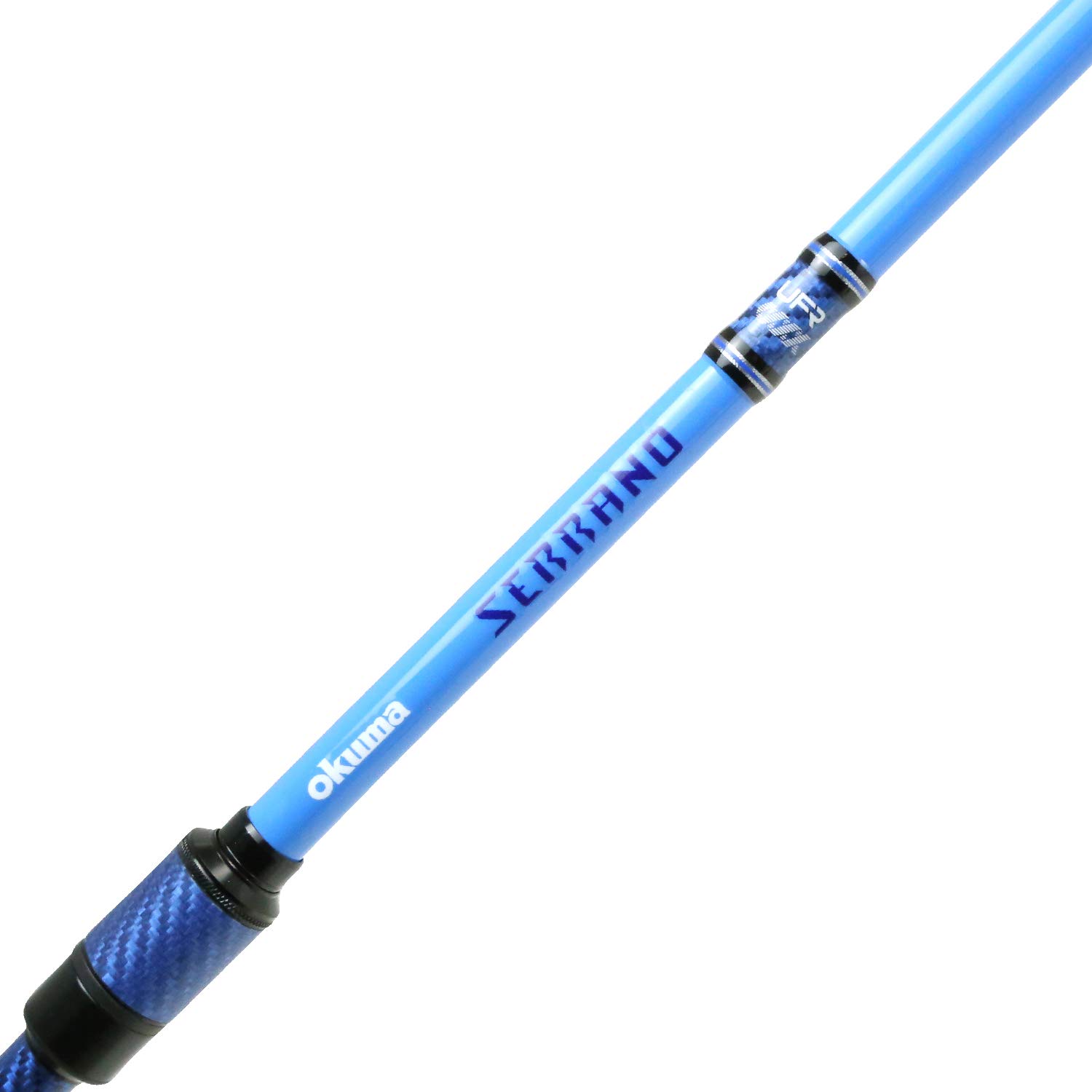 Okuma Serrano Carbon Technique Specific Bass Rods- SRN-S-721M, Blue, 7'2"