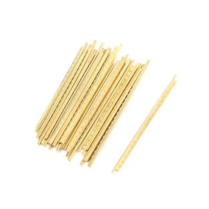 geesatis 19 pcs guitar frets wire length 2.4 inch copper brass guitar frets wire fingerboard for strat classical acoustic guitar fret wires accessories