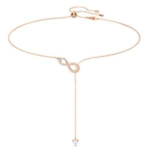 SWAROVSKI Women's Hyperbola Crystal Jewelry Collections, Rhodium & Rose Gold Tone Finish