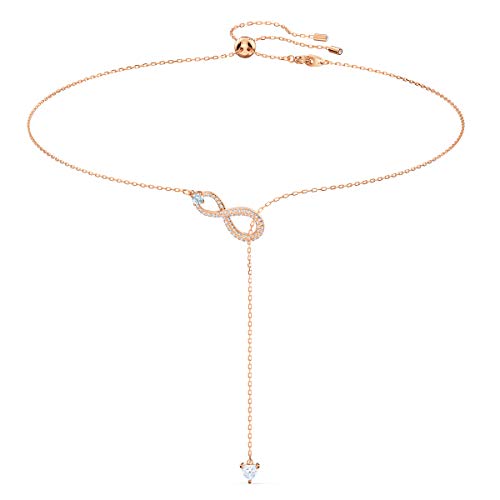 SWAROVSKI Women's Hyperbola Crystal Jewelry Collections, Rhodium & Rose Gold Tone Finish