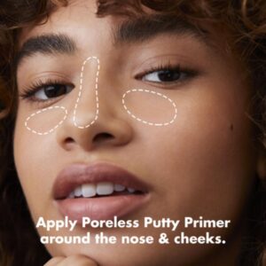 e.l.f. Poreless Putty Primer, Minimizes Pores & Preps Skin, Creates a Flawless Base, For All Skin Types, 0.74 Oz (21g)