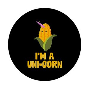 I'm A Uni-Corn Funny Rainbow Magical Uni-Corn Lover Gift PopSockets Standard PopGrip