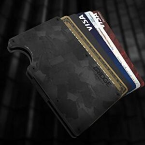 The Ridge Forged Carbon Fiber Money Clip Wallet Thinner Than Smartphone