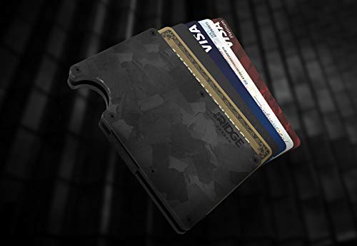 The Ridge Forged Carbon Fiber Money Clip Wallet Thinner Than Smartphone