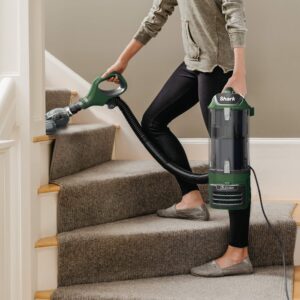 Shark ZU782 Rotator Lift-Away DuoClean Pro Upright Vacuum with Self-Cleaning Brushroll, Sage Green (Renewed)