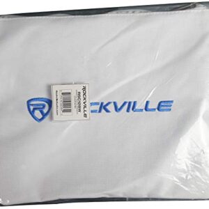 Rockville White 12" PA DJ Speaker Cover Scrim for Wedding Church Club (RSC128W)