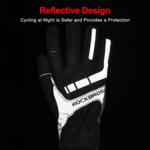 ROCKBROS Cycling Gloves Motocycle Mountain Bike Gloves Full Finger Biking Gloves for Men Bicycle Gloves