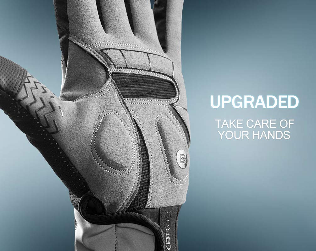 ROCKBROS Cycling Gloves Motocycle Mountain Bike Gloves Full Finger Biking Gloves for Men Bicycle Gloves