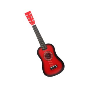 SUPVOX Acoustic Guitar 23 Inches Mini Guitar for Children Music Lover Guitar Learning Starter Christmas Festival Birthday Gifts(Red)