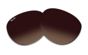 ray-ban original rb4171 erika 54m brown gradient replacement lenses for women + bundle with designer iwear eyewear kit