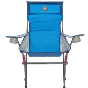 Big Agnes Big Six Armchair - High & Wide Luxury Camp Chair, Blue/Gray