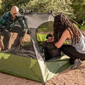 TETON Sports Vista 2 Quick Tent; 2 Person Dome Camping Tent; Easy Instant Setup, Green