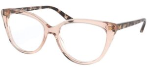 michael kors luxemburg mk4070 eyeglass frames 3599-52 - transparent mk4070-3599-52