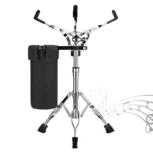 LOLUNUT Snare Drum Stand with Drum Sticks Holder,Adjustable Practice Drum Stand for 10-14 Inch Drum Pad,Snare Drum Beginners