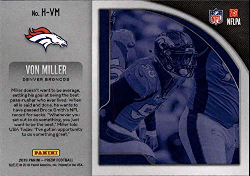 2019 Painin Prizm Hype #6 Von Miller Denver Broncos Official NFL Football Trading Card in Raw (NM or Better) Condition