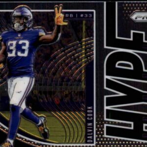 2019 Painin Prizm Hype #14 Dalvin Cook Minnesota Vikings Official NFL Football Trading Card in Raw (NM or Better) Condition