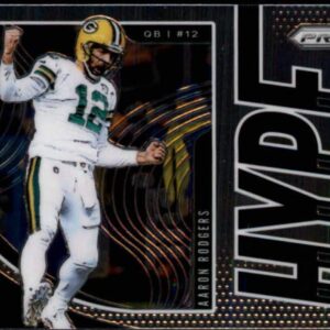 2019 Painin Prizm Hype #4 Aaron Rodgers Green Bay Packers Official NFL Football Trading Card in Raw (NM or Better) Condition