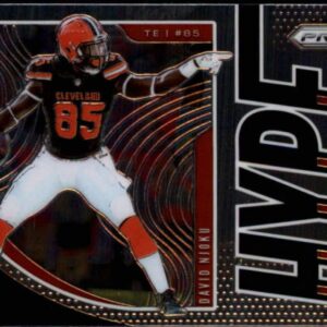 2019 Painin Prizm Hype #3 David Njoku Cleveland Browns Official NFL Football Trading Card in Raw (NM or Better) Condition