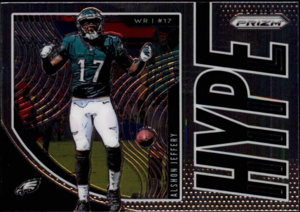 2019 Prizm NFL Hype #15 Alshon Jeffery Philadelphia Eagles Official Panini Football Trading Card