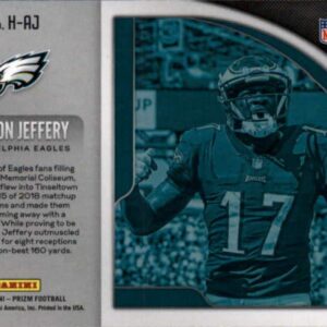 2019 Prizm NFL Hype #15 Alshon Jeffery Philadelphia Eagles Official Panini Football Trading Card