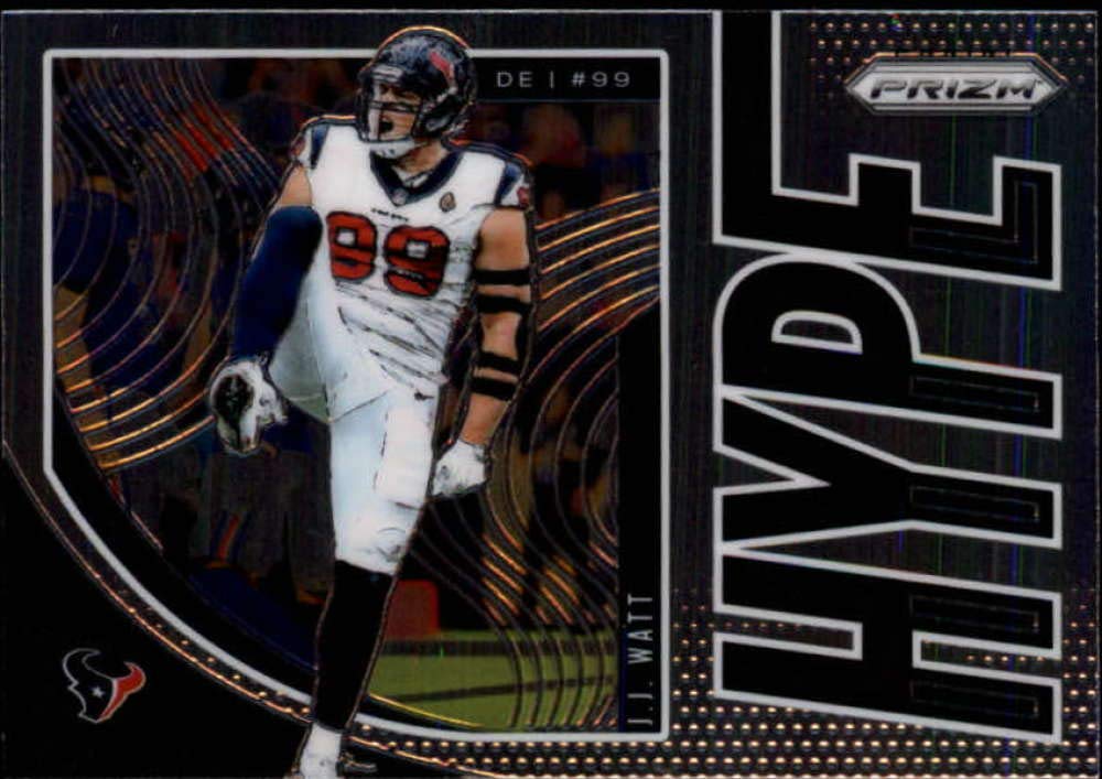 2019 Prizm NFL Hype #5 J.J. Watt Houston Texans Official Panini Football Trading Card