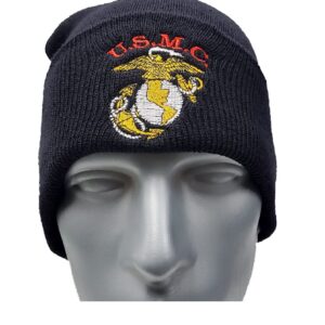 Marines Marine Corps EGA Cuffed Beanie Hat Cap WCAP030 c