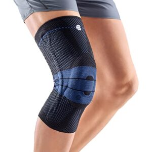 bauerfeind - genutrain - knee brace - targeted support for pain relief and stabilization of the knee, provides relief of weak, swollen, and injured knees- size 2 - color black