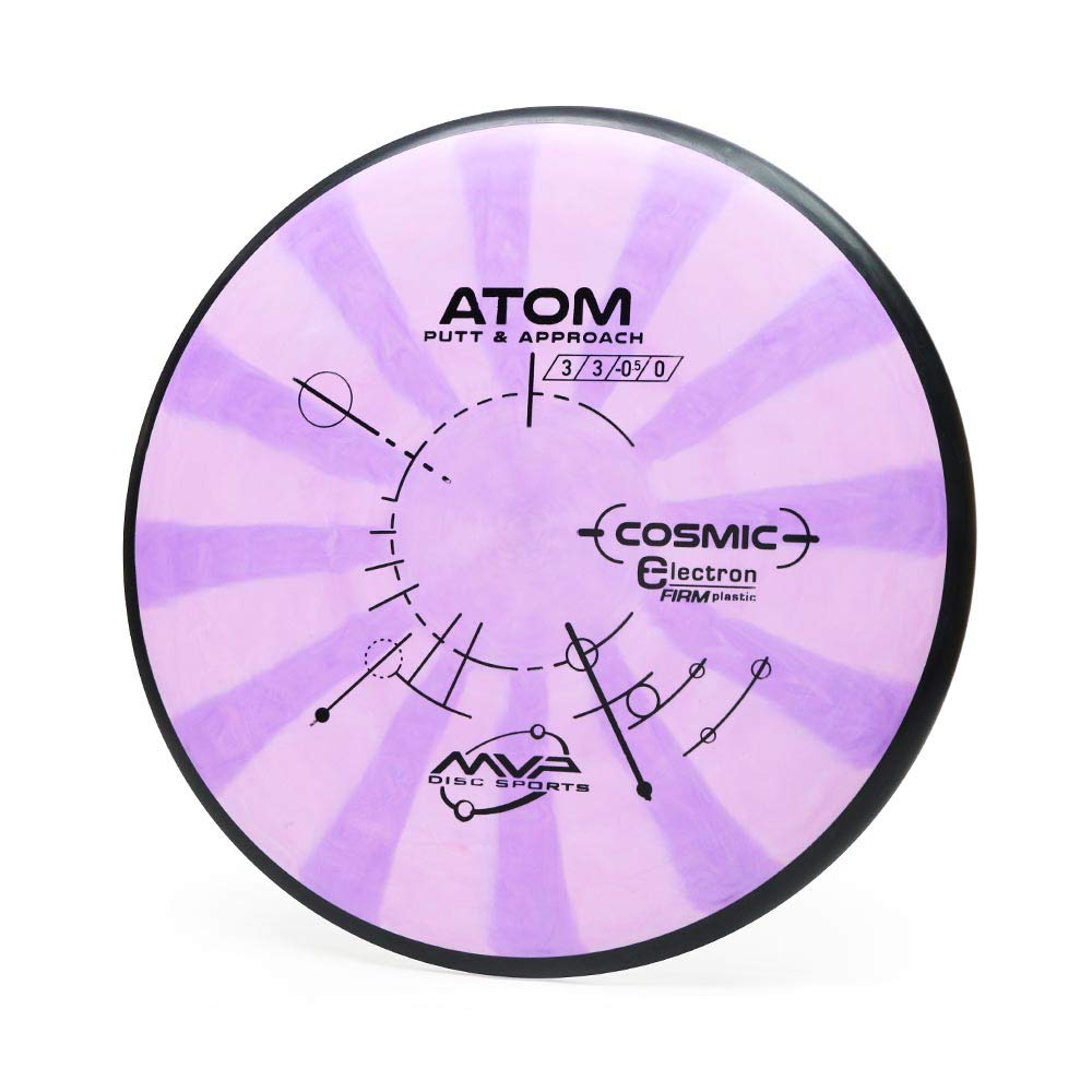 MVP Disc Sports Cosmic Electron Firm Atom Putter Golf Disc [Colors may vary] - 170-175g