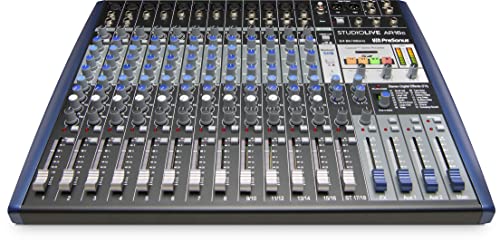 PreSonus StudioLive AR16c 18-Channel USB-C Hybrid Digital/Analog Performance Mixer, Unpowered