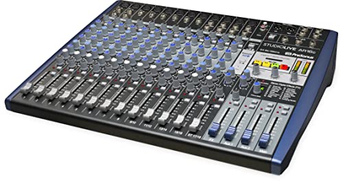 PreSonus StudioLive AR16c 18-Channel USB-C Hybrid Digital/Analog Performance Mixer, Unpowered