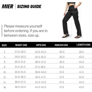 MIER Women's Quick Dry Cargo Pants Lightweight Tactical Hiking Pants with 6 Pockets, Stretchy and Water-Resistant, Black, 12