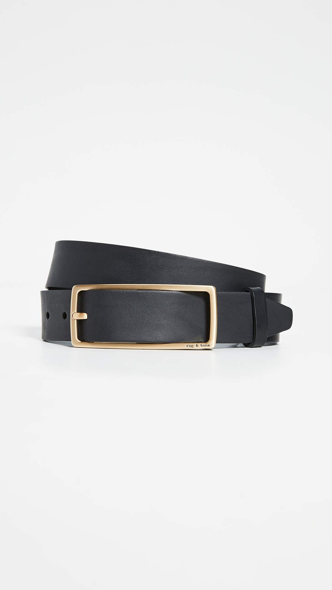 rag & bone Women's Rebound Belt, Black, M