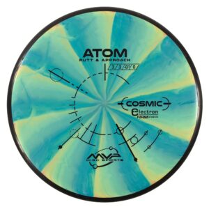 mvp disc sports cosmic electron atom (firm) disc golf putter (165-170g / colors may vary)