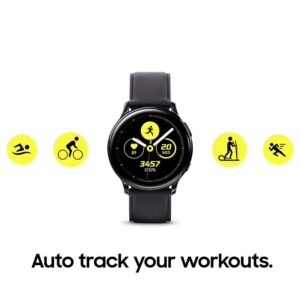 Samsung Galaxy Watch Active2 w/ enhanced sleep tracking analysis, auto workout tracking, and pace coaching (40mm), Cloud Silver - US Version with Warranty (Renewed)