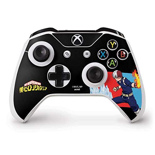 Skinit Decal Gaming Skin Compatible with Xbox One S Controller - Officially Licensed Funimation Shoto Todoroki Design