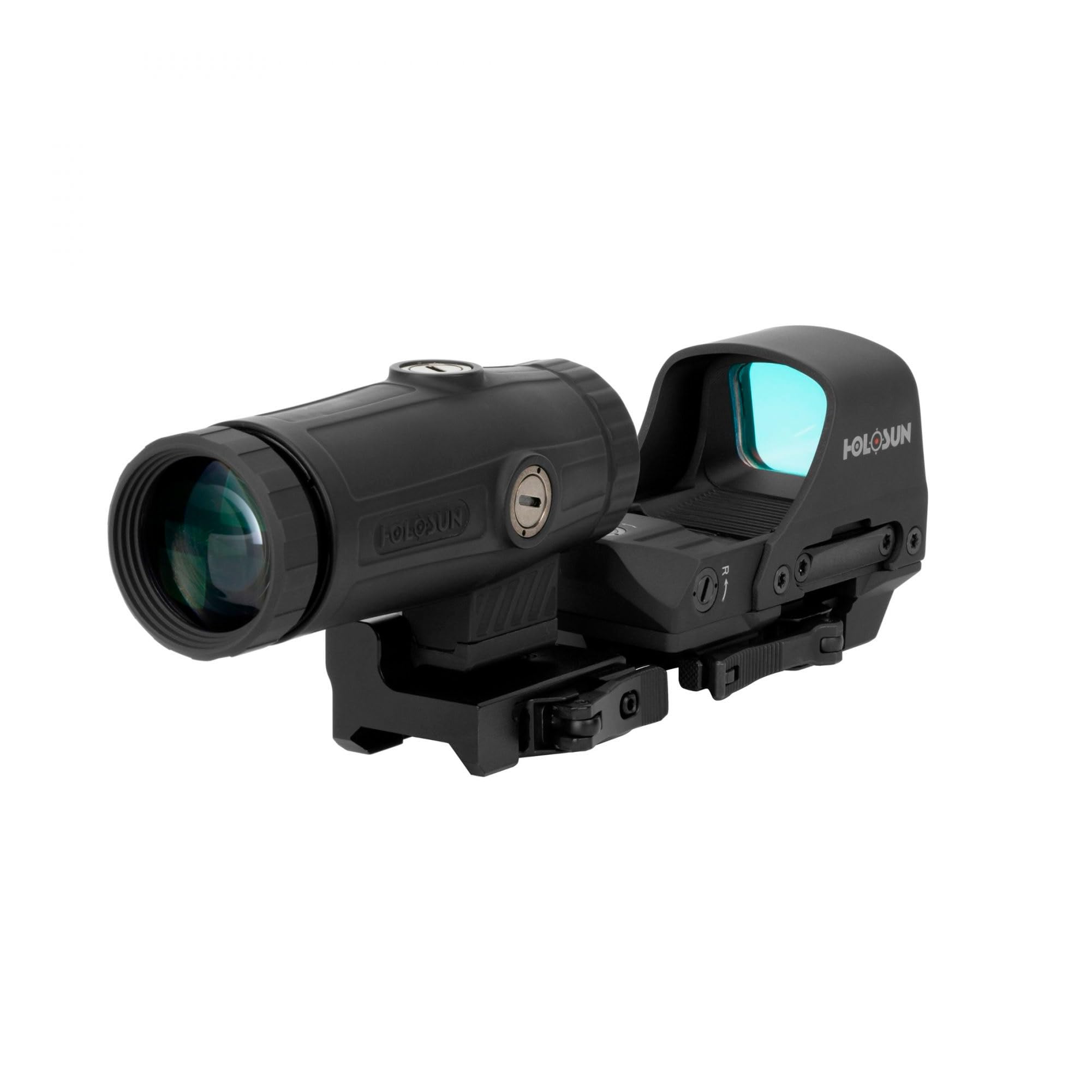 Holosun HS510C & HM3X Combo Multi-Reticle Circle Dot Open Reflex Sight w/3x Flip-to-Side Magnifier 510C-HM3X