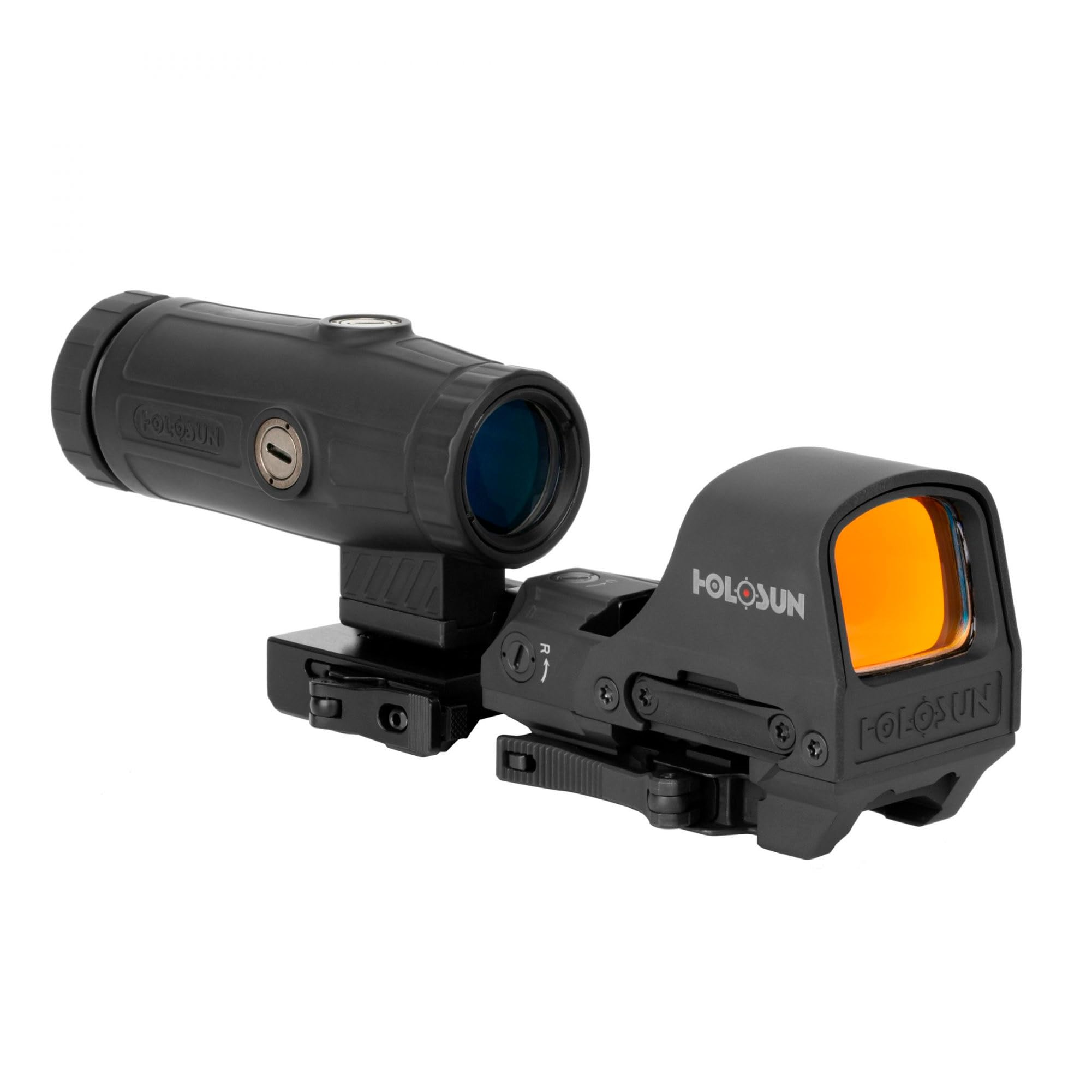 Holosun HS510C & HM3X Combo Multi-Reticle Circle Dot Open Reflex Sight w/3x Flip-to-Side Magnifier 510C-HM3X