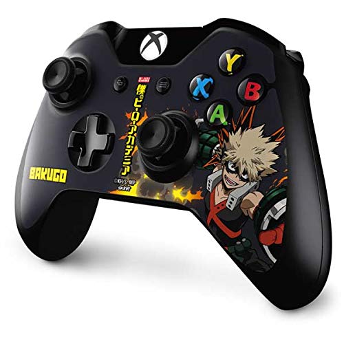 Skinit Decal Gaming Skin Compatible with Xbox One Controller - Officially Licensed Funimation Katsuki Bakugo Design