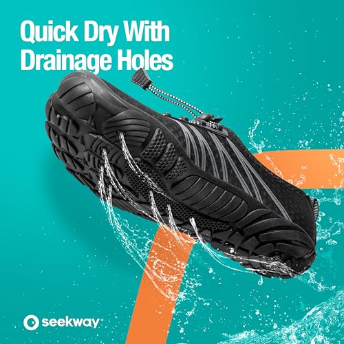 SEEKWAY Water Shoes for Women Adult Quick-Dry Aqua Sock Barefoot Men for Beach Swim River Pool Lake Hiking Kayaking Surfing