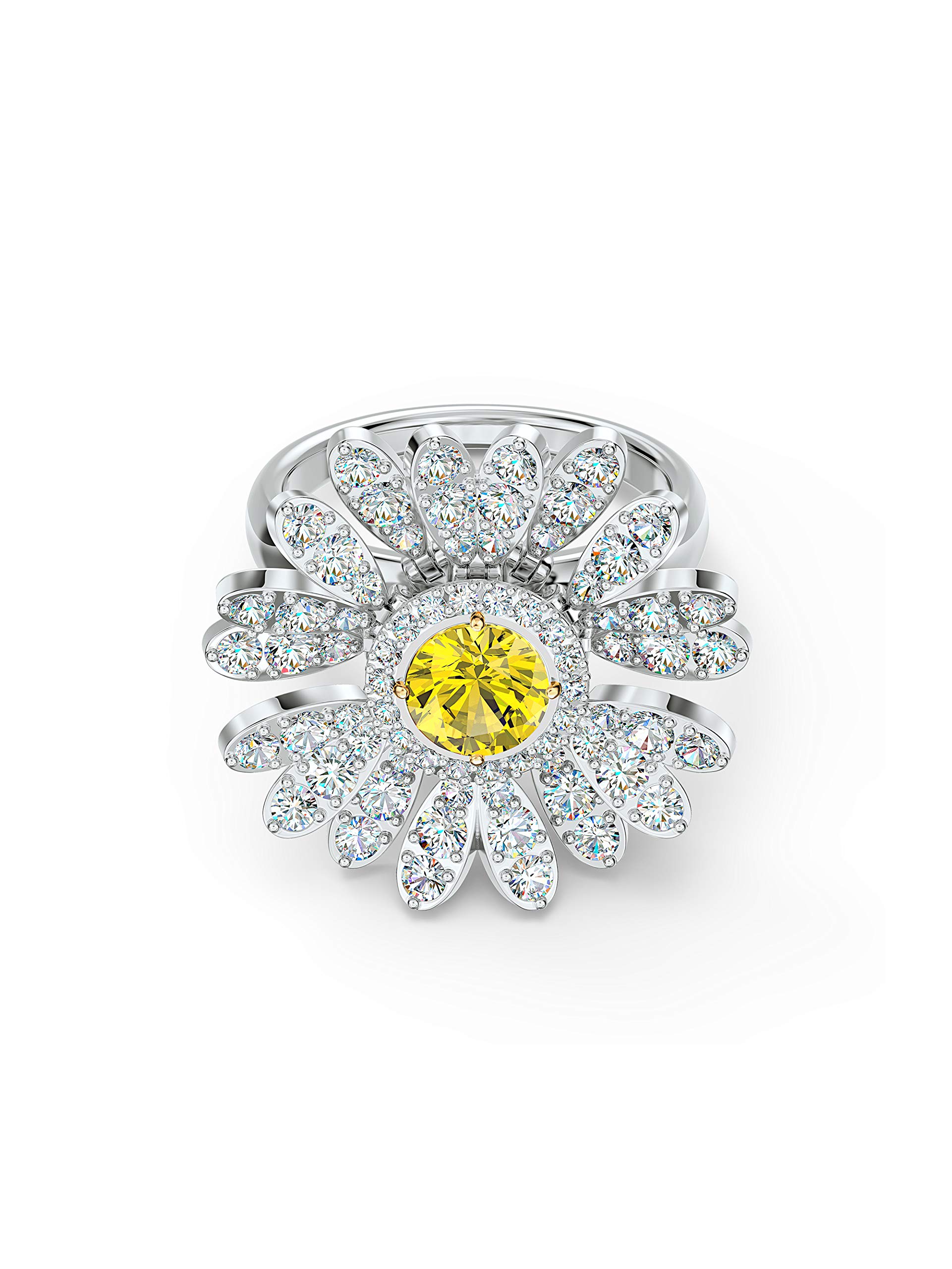 Swarovski Eternal Flower Ring Cz White 2 8