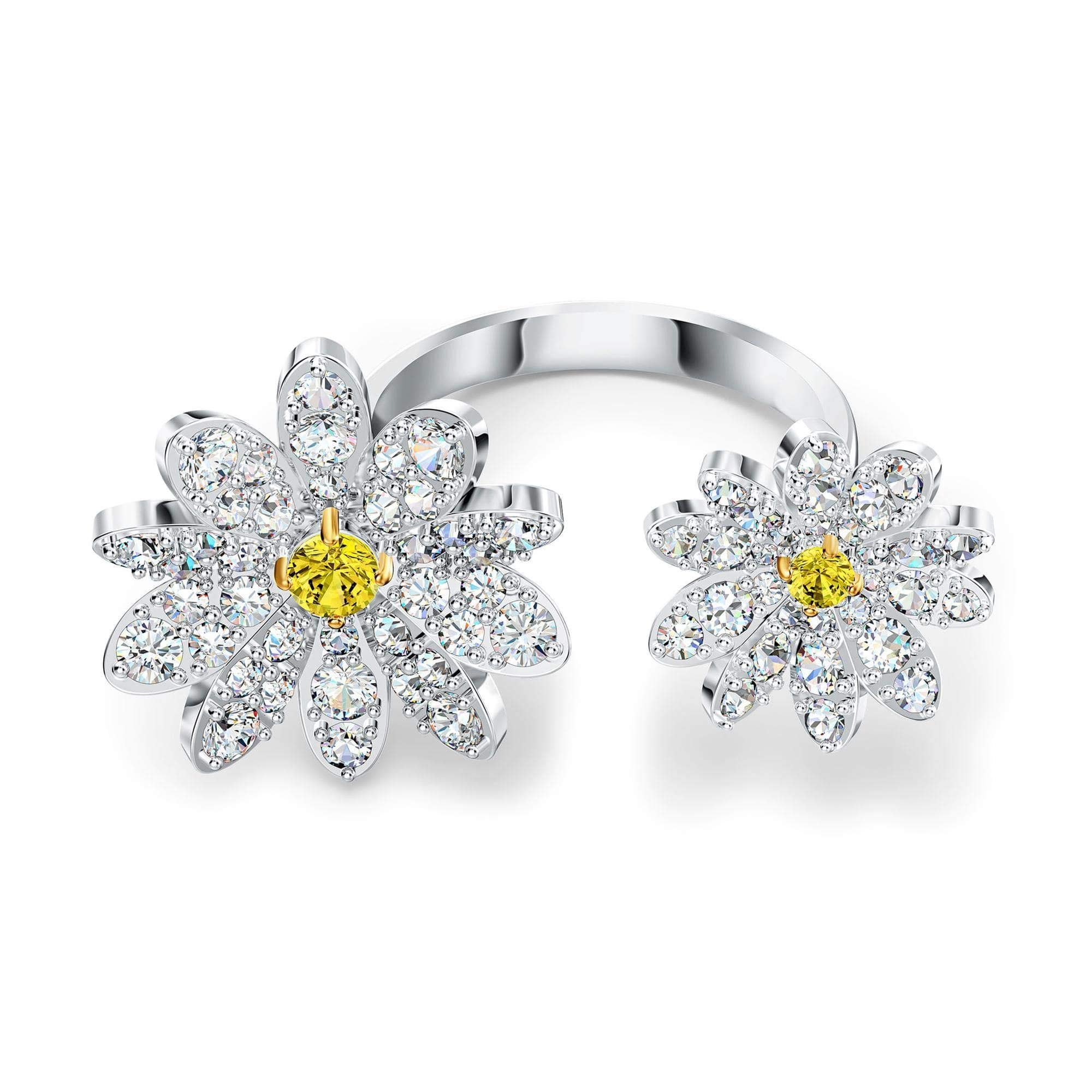 SWAROVSKI Eternal Flower Open Ring Cz White 7