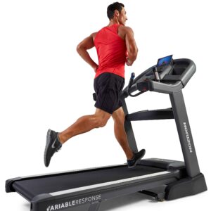 Horizon Fitness 7.8 at Studio Series Smart Treadmill with Bluetooth and Incline, Heavy Duty Folding Treadmill 375 lbs Weight Capacity, Pro Running Machine for Home Exercise and Running with Apps