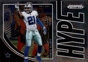 2019 panini prizm hype #1 ezekiel elliott dallas cowboys nfl football trading card