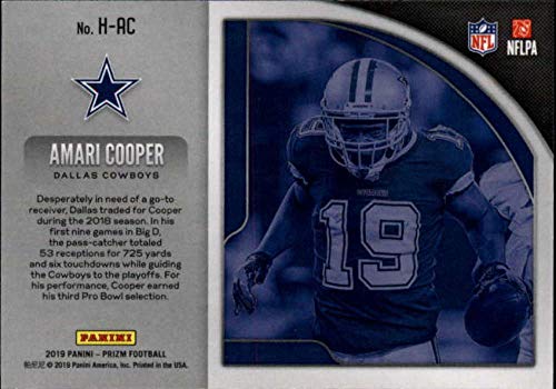 2019 Panini Prizm Hype #13 Amari Cooper Dallas Cowboys NFL Football Trading Card