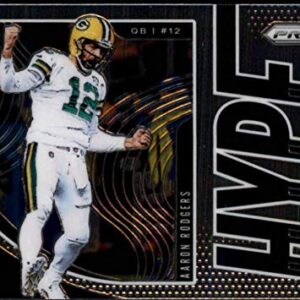 2019 Panini Prizm Hype #4 Aaron Rodgers Green Bay Packers NFL Football Trading Card