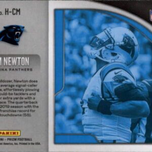 2019 Panini Prizm Hype #2 Cam Newton Carolina Panthers NFL Football Trading Card