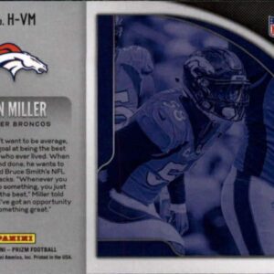 2019 Panini Prizm Hype #6 Von Miller Denver Broncos NFL Football Trading Card