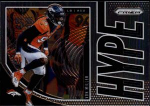 2019 panini prizm hype #6 von miller denver broncos nfl football trading card