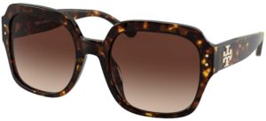 tory burch ty7143u sunglasses 172813-56 -, lt brown dk brown gradient ty7143u-172813-56